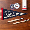 Tactile Turn All Star Seasonal Release Pen photo with Pennant, box, and stickers