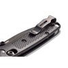 Benchmade 533BK-2 Mini Bugout Knife. Black Mini Bugout Knife with clip detail photo