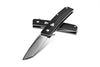 Benchmade-601-Tengu-Flipper-Knife-Angle and closed view. UPC 610953181796