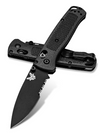 Benchmade 535SBK-2 Bugout® Knife. Benchmade CF-Elite handle technology. Benchmade SKU: 535SBK-2 Serrated Drop-Point Knife