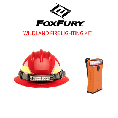 Wildland Fire Helmet Light. FoxFury WFIRE-KIT-1 Wildland Fire Lighting Kit