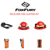 Wildland Fire Helmet Light. FoxFury Firefighter flashlight and helmet light. FoxFury Wildland Fire Lighting Kit WFIRE-KIT-1