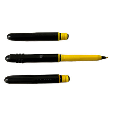 Pokka Pens, Blakk/Yellow Pokka Pen, 3 Pack. Includes Pokka Klip Accessory. Waterproof EDC pen. Lightweight, compact pen designed for Everyday Carry. Pokka Pens are made in the USA!