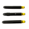 Pokka Pens, Blakk/Yellow Pokka Pen, 3 Pack. Includes Pokka Klip Accessory. Waterproof EDC pen. Lightweight, compact pen designed for Everyday Carry. Pokka Pens are made in the USA!