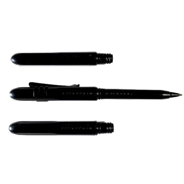 Pokka Pens, pack of 3 Blakk Pokka Pens. Waterproof EDC pen made in the USA! Lightweight, compact everyday carry pen that quickly expands to fullsize pen.