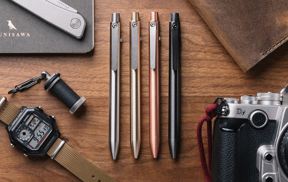EDC Gear. Tactile Turn Side Click Pens. Titanium EDC Pen at American EDC